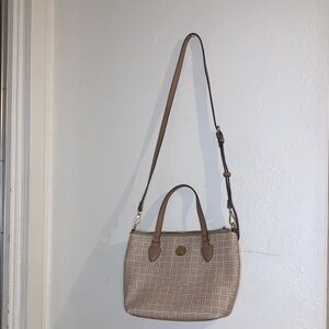 Anne Klein Tan Patterned Women's Bag